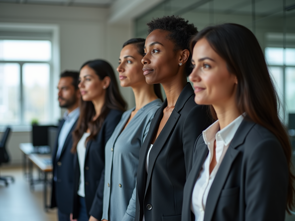 Black Professionals in Office